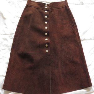 Vintage 1960's leather skirt